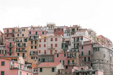 De kleuren van Cinque Terre | Fotoprint Italië | Europa kleurrijke reisfotografie van HelloHappylife