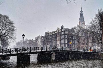 Amsterdam Winter Kloveniersburgwal van Hendrik-Jan Kornelis