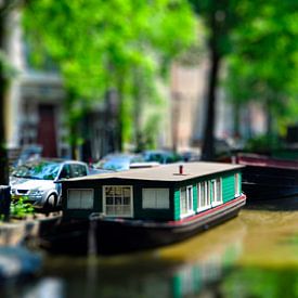 Prinsengracht Amsterdam Miniatur von Peter Oudenes