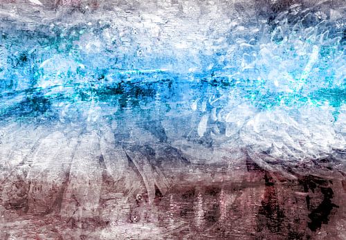 Scandinavische Nacht Abstract