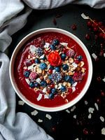 Smoothie bowl for breakfast