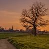 Sunset in South Limburg by John Kreukniet