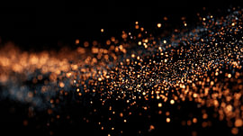 Panorama de particules de bronze sur TheXclusive Art