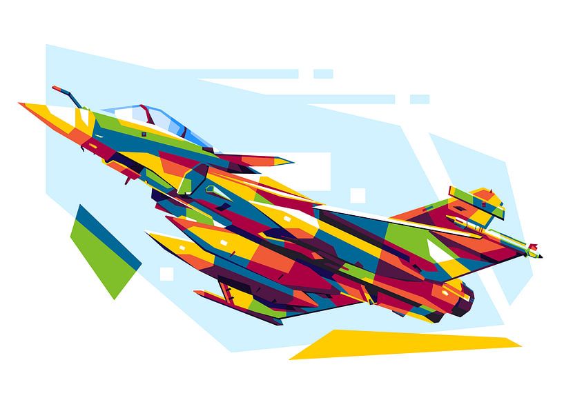 Rafale in WPAP Illustratie van Lintang Wicaksono