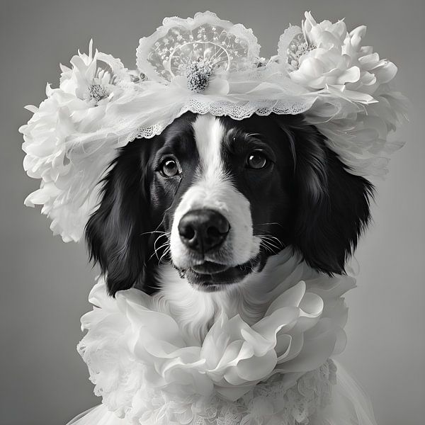Bridal dog by FoXo Art
