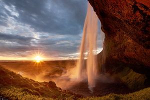 Seljalandsfoss Sunset