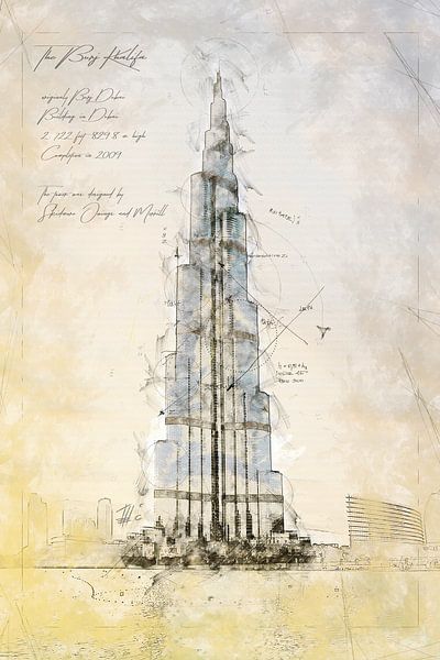 Burj Khalifa, Dubaï par Theodor Decker