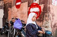 Meisje in Marrakech van Marco de Waal thumbnail
