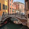 Brücke in Venedig von Arja Schrijver Fotografie