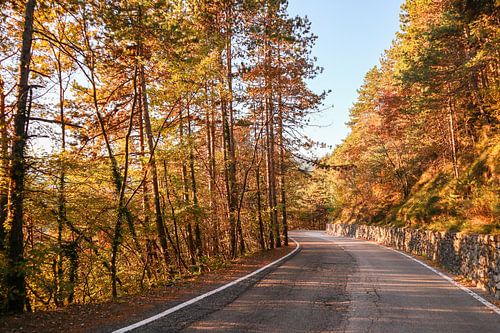 Herbstfarben in den Bergen von Tremosine von norsface