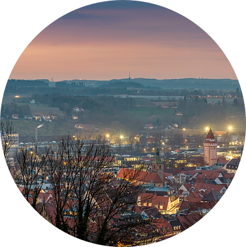 Historische oude stad Ravensburg | Opper-Zwaben van Panorama-Rundblick