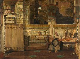 Die ägyptische Witwe Lourens Alma Tadema, 1872.