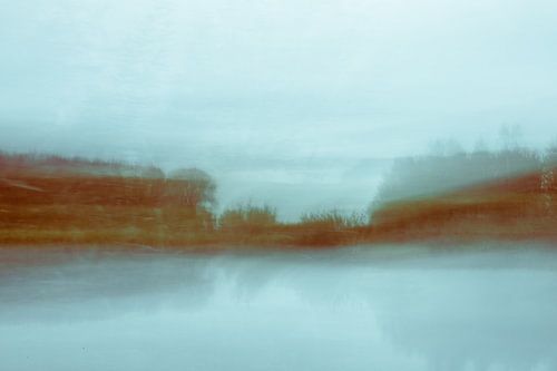 Impressionist photographic work Riverbank Reed