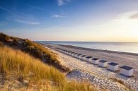 Chalets abandonnés sur la plage de Texel sur Paul Weekers Fotografie Aperçu