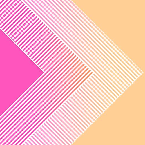 Géométrie abstraite rétro sur FRESH Fine Art