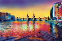 Pont Oberbaum à Berlin - cool et coloré