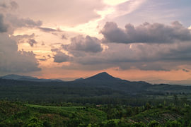 Sunset Mountain Landscape