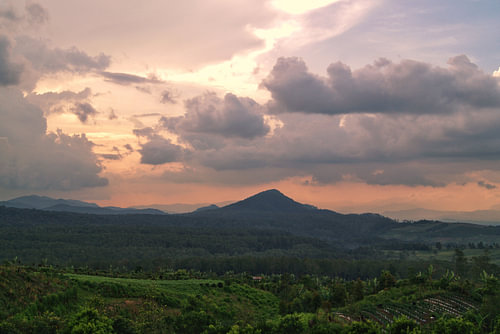 Sunset Mountain Landscape
