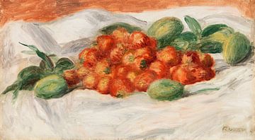 Renoir, Aardbeien en amandelen (1897) van Atelier Liesjes