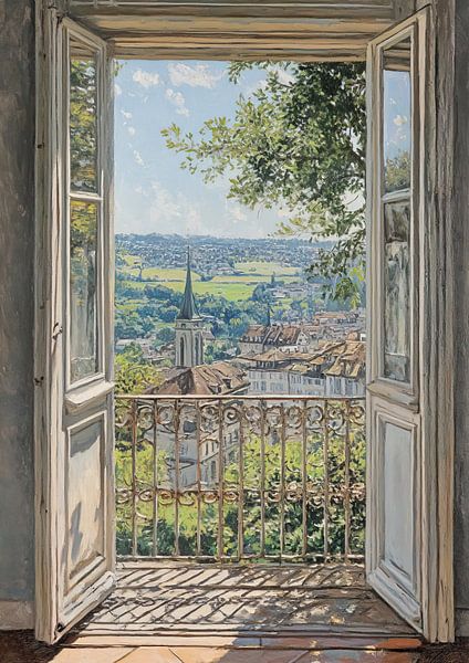 Ansicht Balkon von Blickfänger Gemälde