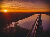 Sunset at the Moerputtenburg (Den Bosch) by Arthur Scheltes thumbnail