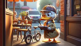 Detektiv Ente löst den Fall von artefacti