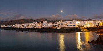 Pleine lune sur Arrieta, Lanzarote sur Walter G. Allgöwer