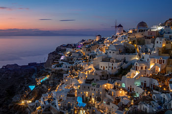 Oia - Greece at sunset