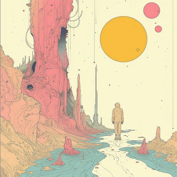 Verkenner van de Eenzame Planeet van PixelPolder