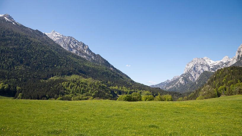 Landscape in the Alps by Bo Valentino