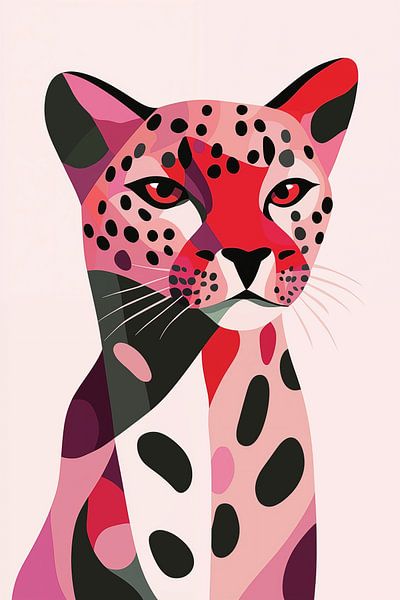 Pink Panther Portrait von Frank Daske | Foto & Design
