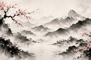 Misty Fuji Blossom Dream