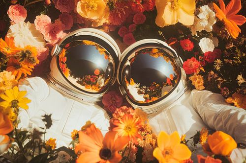 Des fleurs dans l'espace