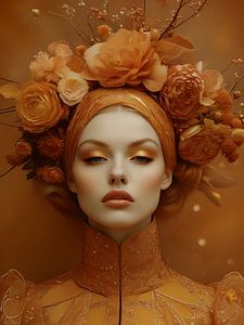 Orange Blüte