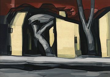 Oscar Florianus Bluemner~Een situatie in het geel