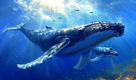 Buckelwal Nahaufnahme von ByNoukk