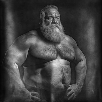 Vintage papa-beer van BEARpictureart