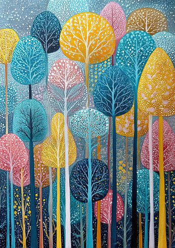 Bare Trees | Joyful Colors in Nature