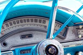 The blue steering wheel and speedometer by Photoart-Naegele