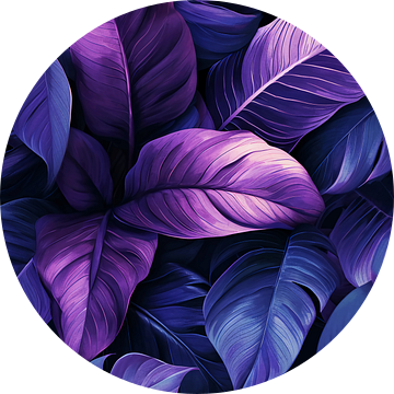 paarse bosbladeren van haroulita