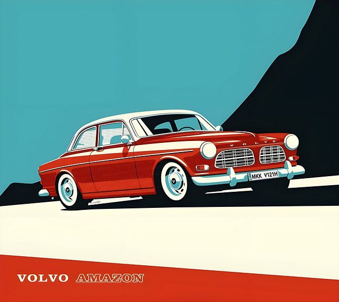 Volvo amazon by Rivlows Art