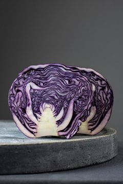 Artful Red Cabbage by Clazien Boot