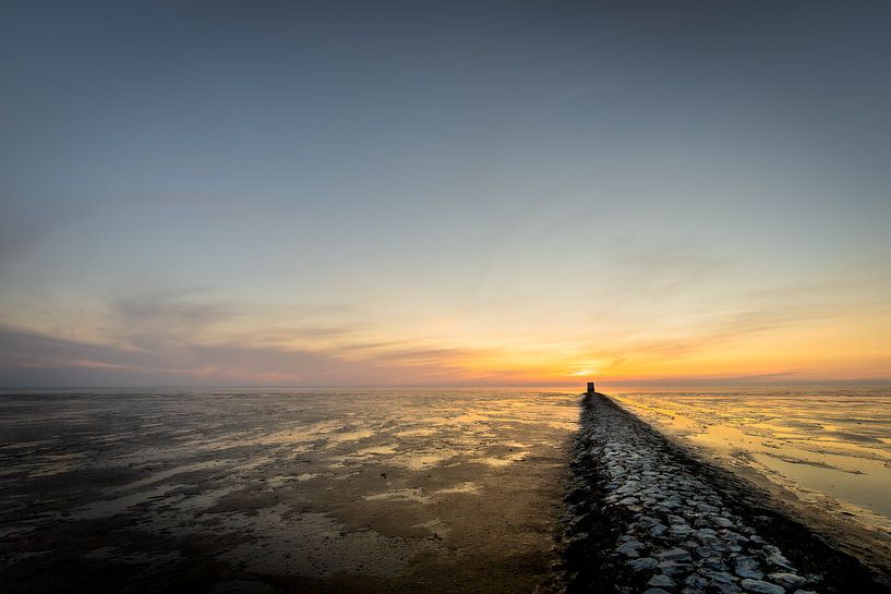 Sunset on the Wad by Hille Monster