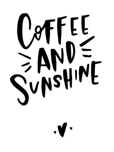 Koffie en zonneschijn