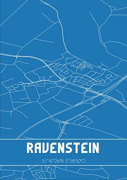 Blueprint | Carte | Ravenstein (Brabant du Nord) sur Rezona