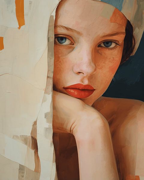 Contemporary art portret van Carla Van Iersel