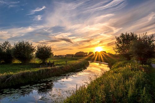 Sonnenuntergang am Watermill Creek