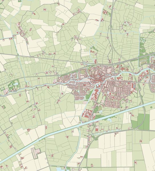 Map of Appingedam by Rebel Ontwerp