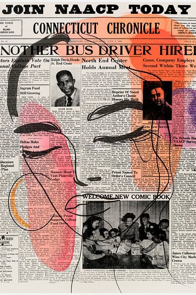 Stemmen van de burgerrechtenbeweging van Poster Art Shop