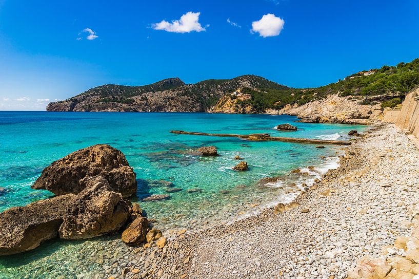 Mallorca strand in Camp de Mar, prachtige kust op Mallorca van Alex Winter